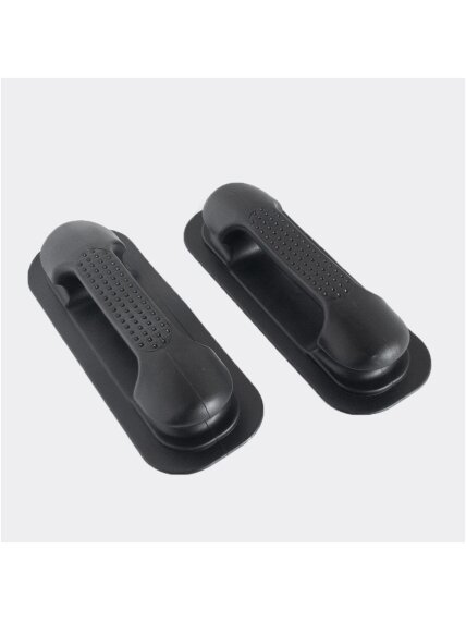 Runos rankena PVC valtims, juoda, 2vnt. Runos rankena PVC valtims, juoda, 2vnt.
