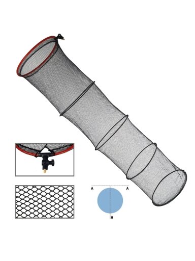 Sietelis žuvims Ø40cm /1,50m; 2,00m/