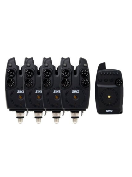 Signalizatorių komplektas SINZ RF1988 4+1 Signalizatorių komplektas SINZ RF1988 4+1