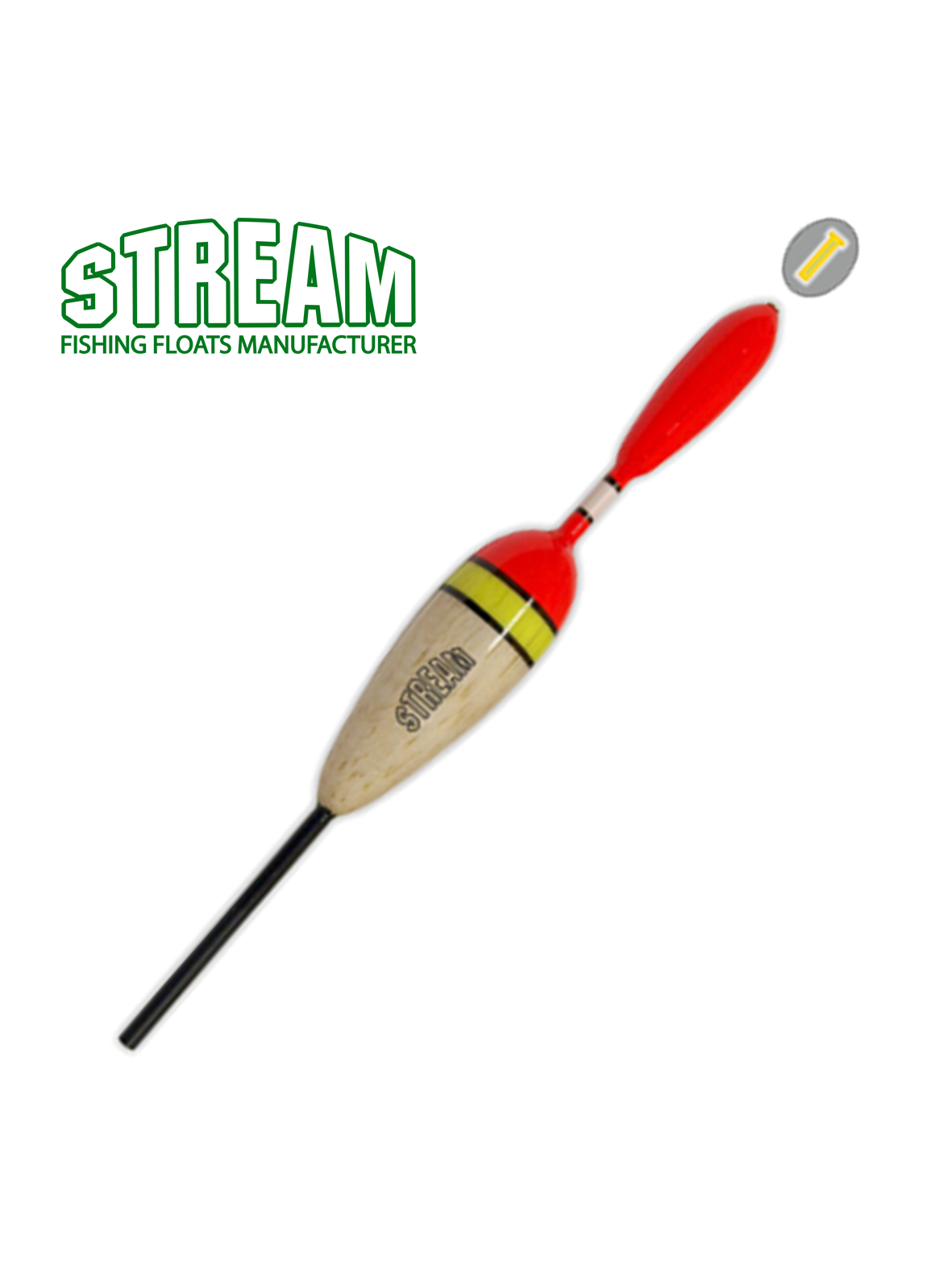 Slankiojanti plūdė 135 STREAM.,2g.,3g.,4g.,