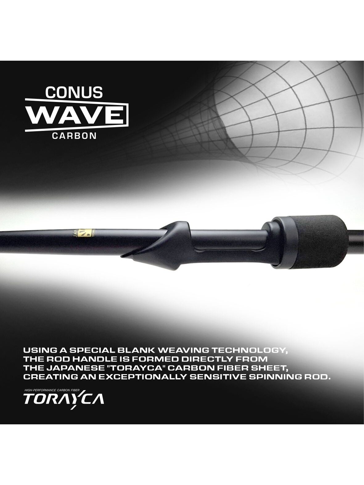 Spiningas Iron Wolf ARROW.,0,7-14g.,2,35m.,VIENTISA anglies pluošto blanko-rankena 1