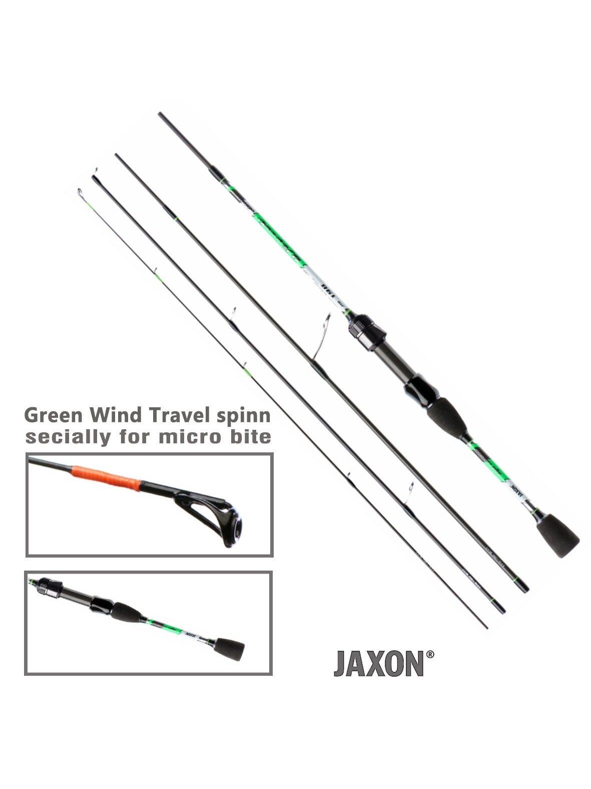 Spiningas Jaxon Green Wind travel 1,85m; 1,98m 0,6-6g Spiningas Jaxon Green Wind travel 1,85m; 1,98m 0,6-6g