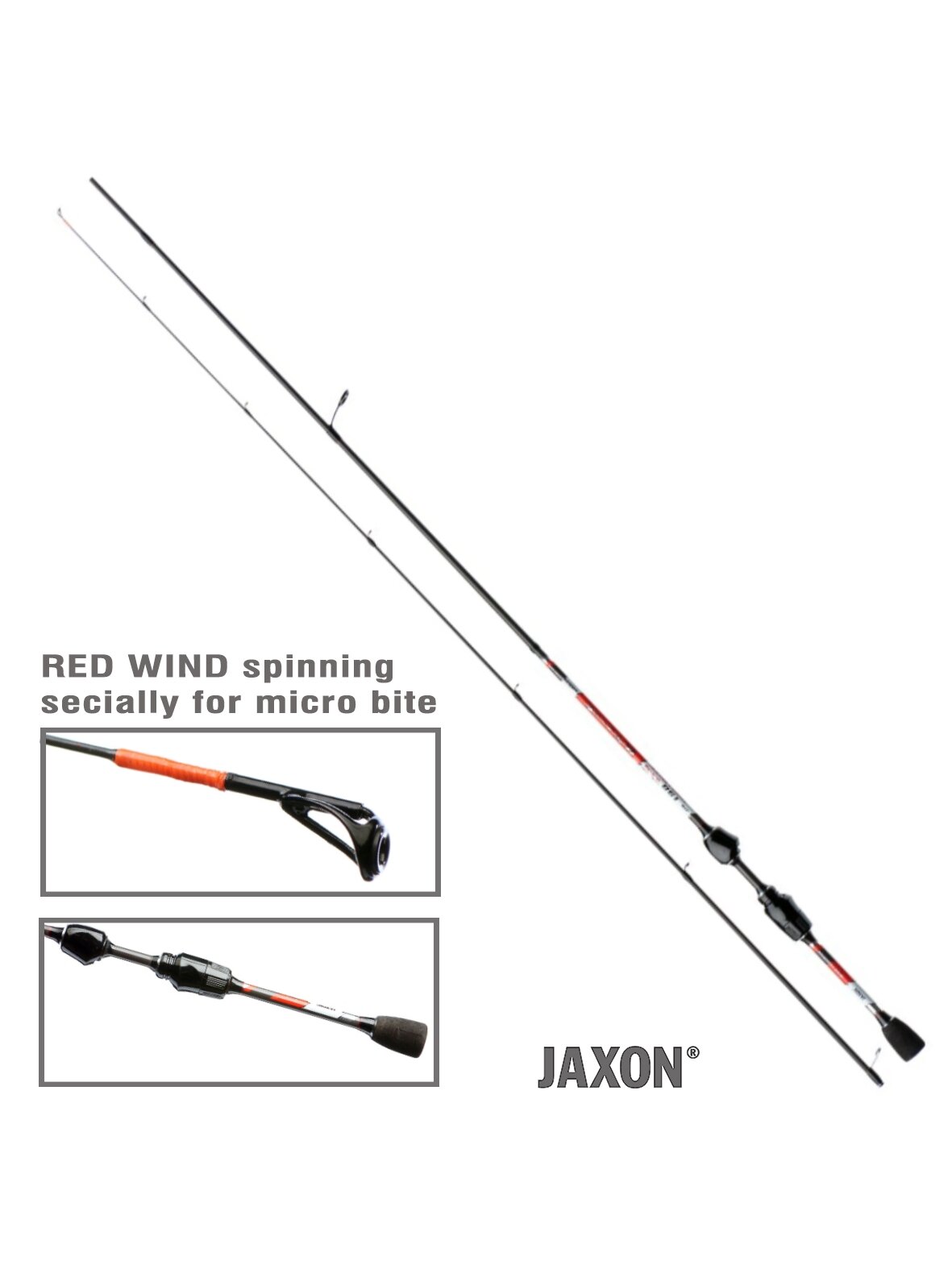 Spiningas Jaxon Red Wind 1,85m; 1,98m 0,5-3g