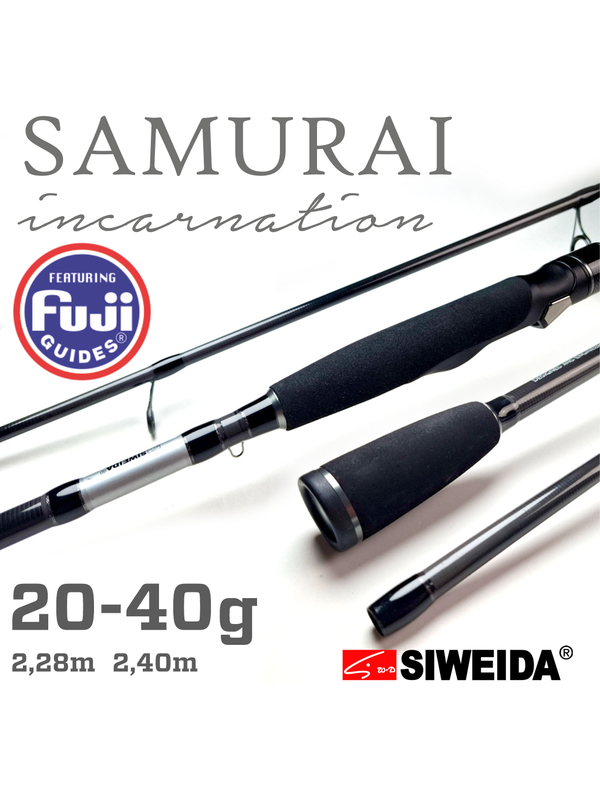 Spiningas Siweida SAMURAI INCARNATION.,20-40g.