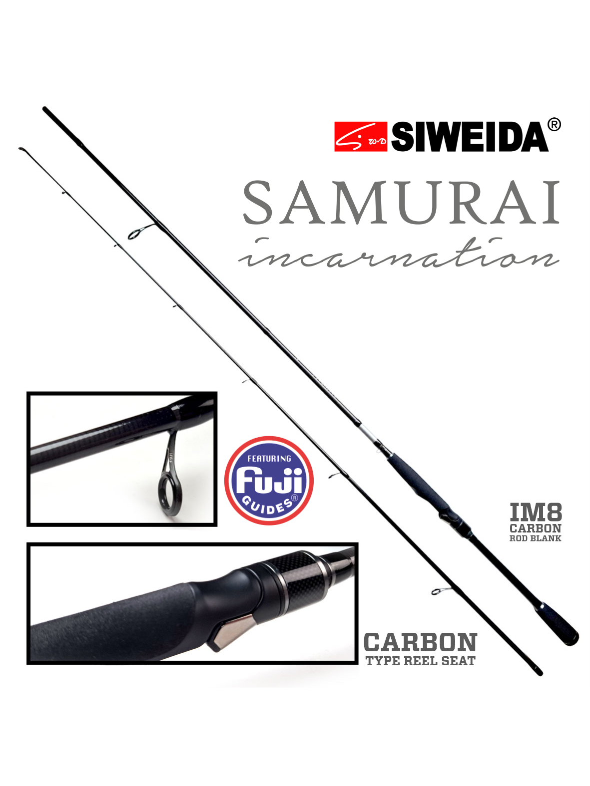 Spiningas Siweida SAMURAI INCARNATION.,5-25g. 1