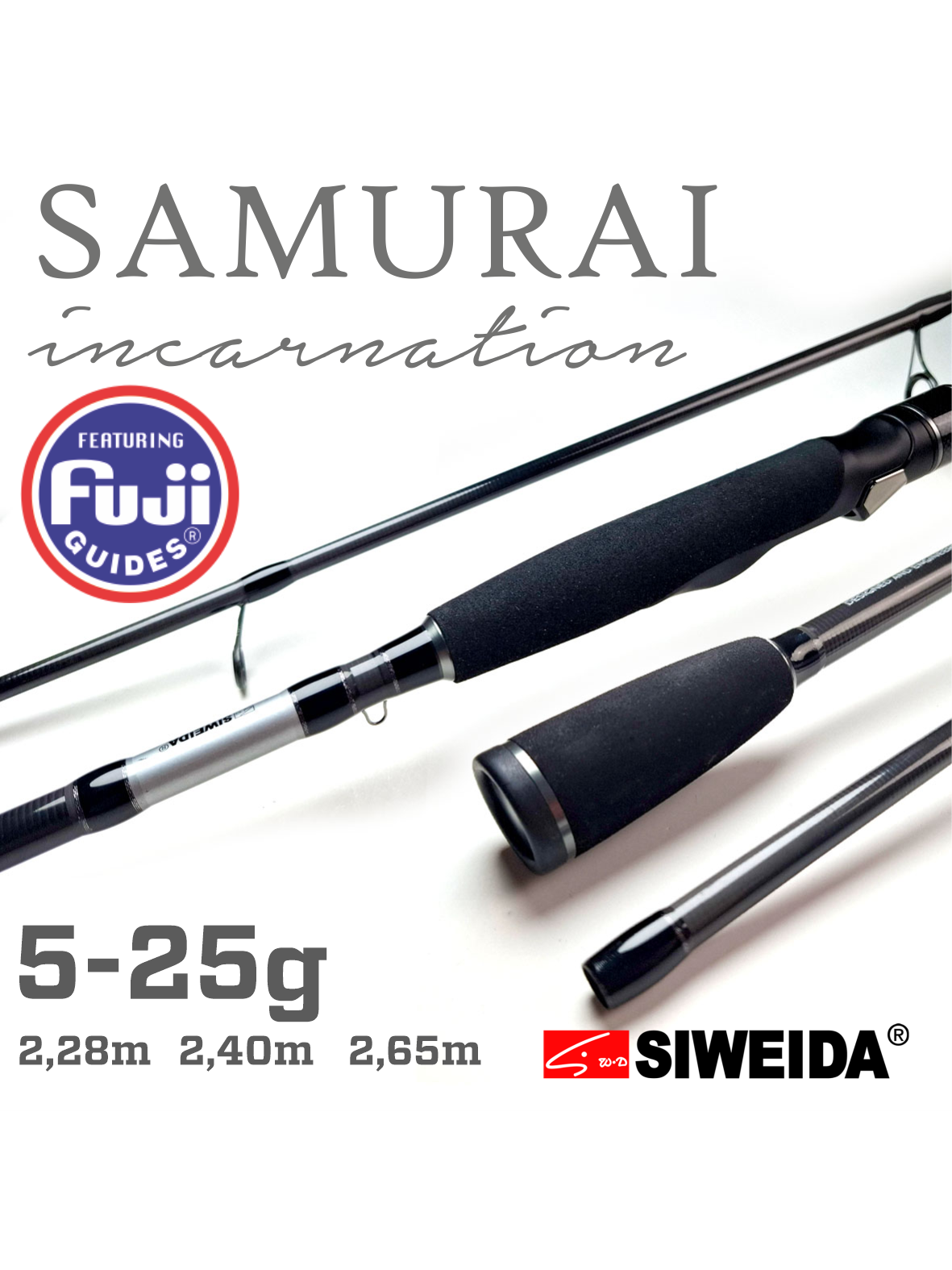 Spiningas Siweida SAMURAI INCARNATION.,5-25g.