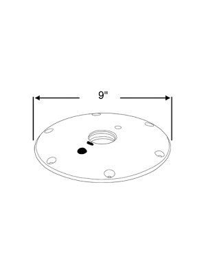 Springfield Thread-Lock™ Marine® pjedestalo bazė 9" 3 Springfield Thread-Lock™ Marine® pjedestalo bazė 9" 3