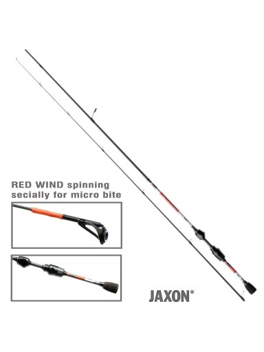 Spiningas Jaxon Red Wind 1,85m; 1,98m 0,4-2g