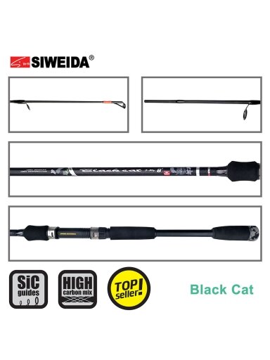 Spiningas SWD-BLACK CAT SPIN / 5-20g
