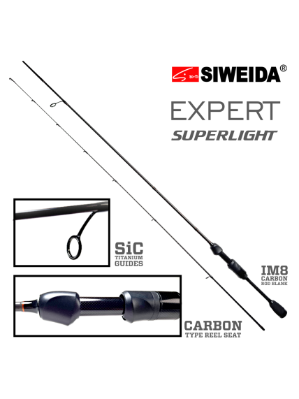 Spiningas Siweida EXPERT SUPERLIGHT.,0,1-1,5g. 1 Spiningas Siweida EXPERT SUPERLIGHT.,0,1-1,5g. 1