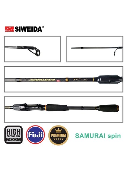 Spiningas Siweida SAMURAI / 2-12g, FUJI 1
