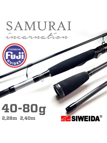 Spiningas Siweida SAMURAI INCARNATION.,40-80g. Spiningas Siweida SAMURAI INCARNATION.,40-80g.