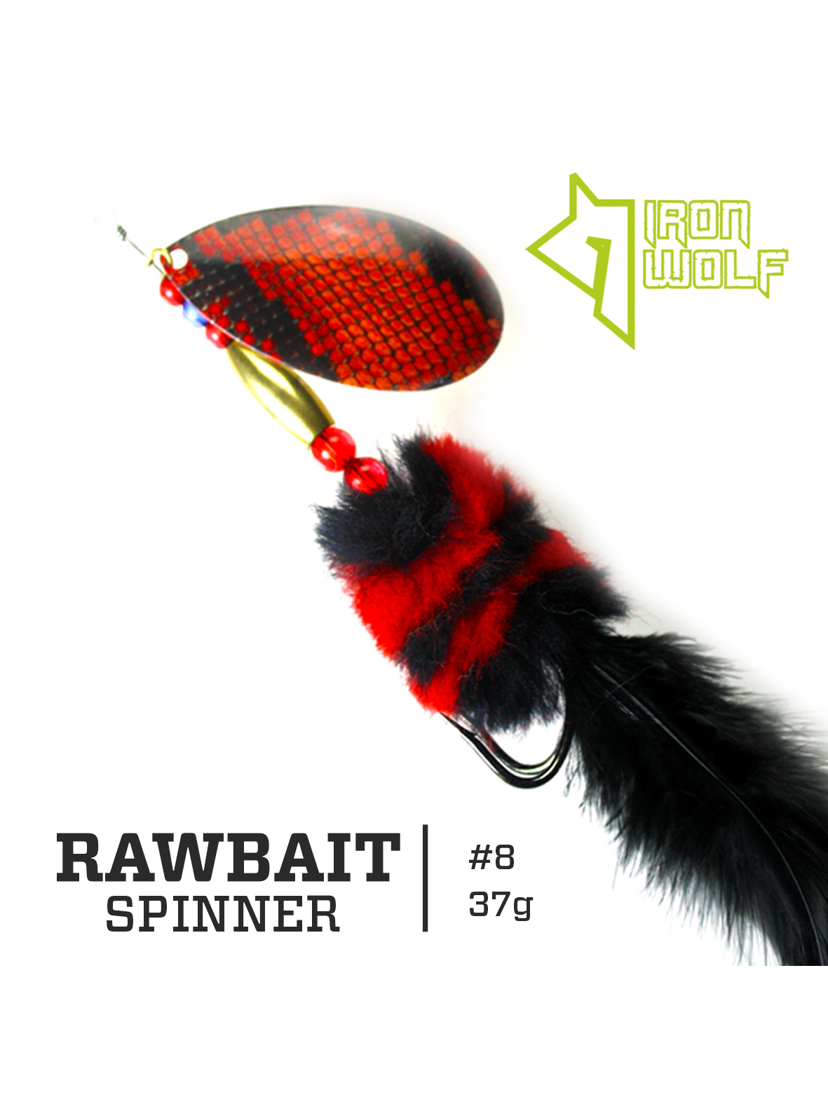 Sukrė Iron Wolf RAWBAIT.,37g.,RED VARAN Sukrė Iron Wolf RAWBAIT.,37g.,RED VARAN