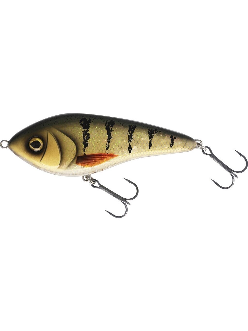 SWIM GLIDEBAIT 10CM 31G LOW FLOATING 3D AMBER PERCH