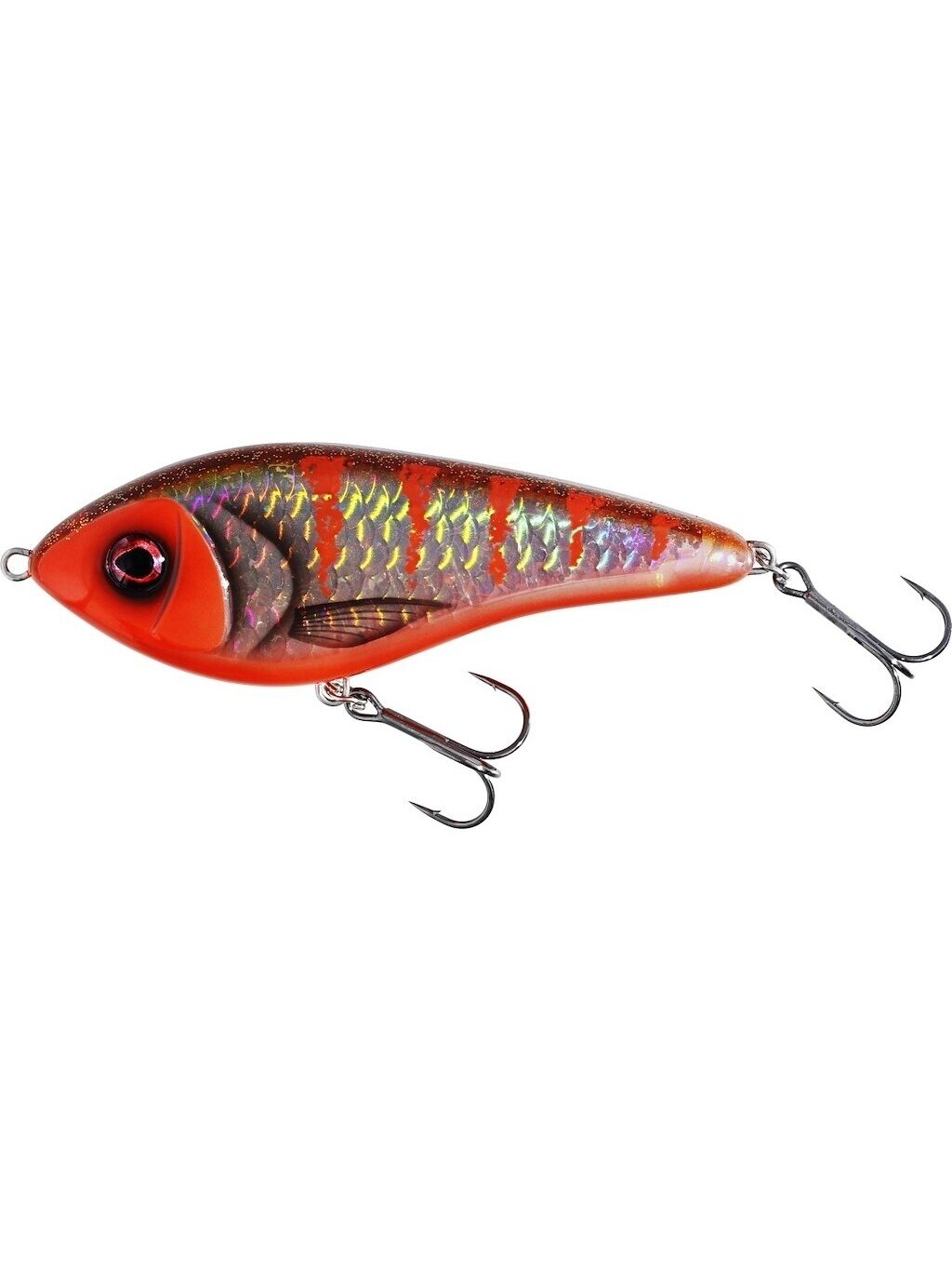 SWIM GLIDEBAIT 10CM 31G LOW FLOATING 3D ROCKY RED