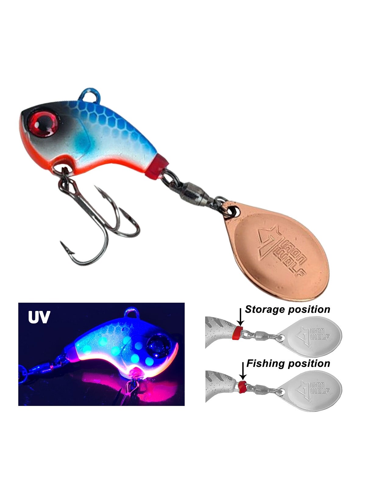 Tail spinner Iron Wolf "Sprinter" color M Tail spinner Iron Wolf "Sprinter" color M