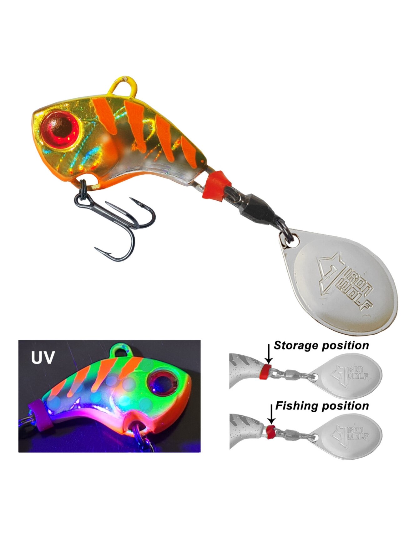 Tail spinner Iron Wolf "Sprinter" B holo
