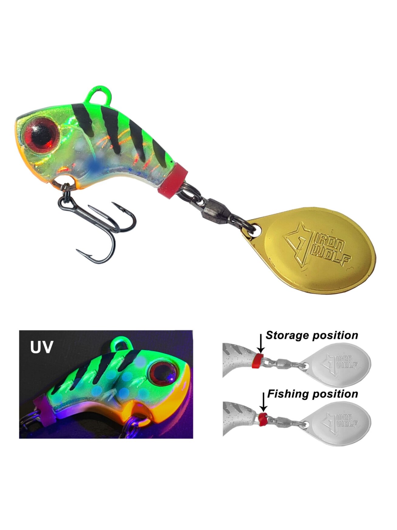 Tail spinner Iron Wolf "Sprinter" E holo