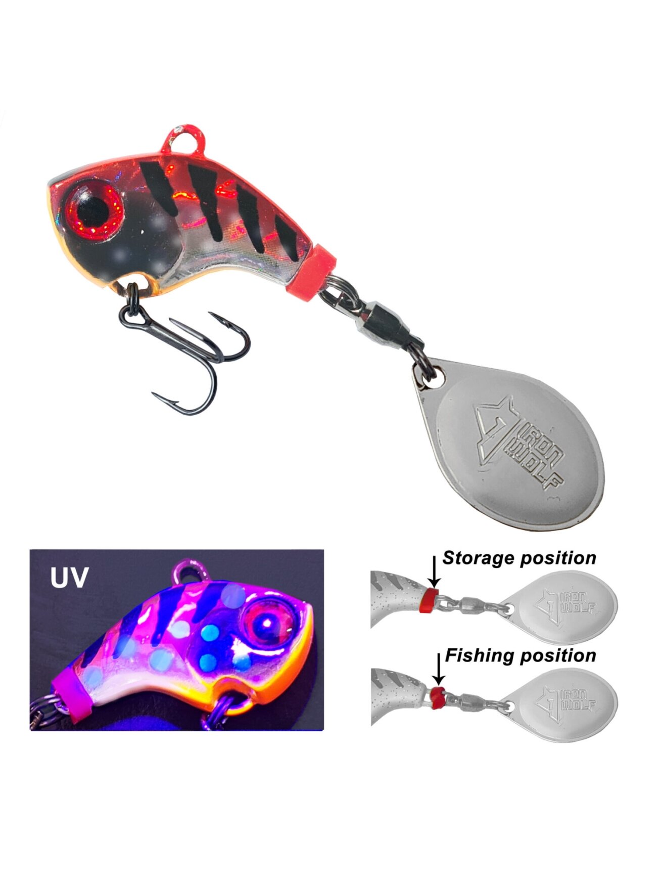 Tail spinner Iron Wolf "Sprinter" G holo Tail spinner Iron Wolf "Sprinter" G holo