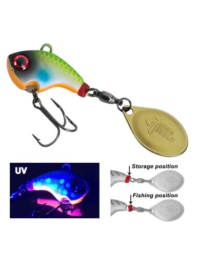Tail spinner Iron Wolf "Sprinter" color L