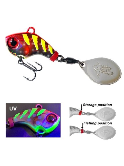 Tail spinner Iron Wolf "Sprinter" D holo Tail spinner Iron Wolf "Sprinter" D holo