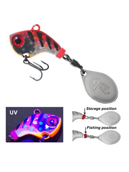 Tail spinner Iron Wolf "Sprinter" G holo Tail spinner Iron Wolf "Sprinter" G holo