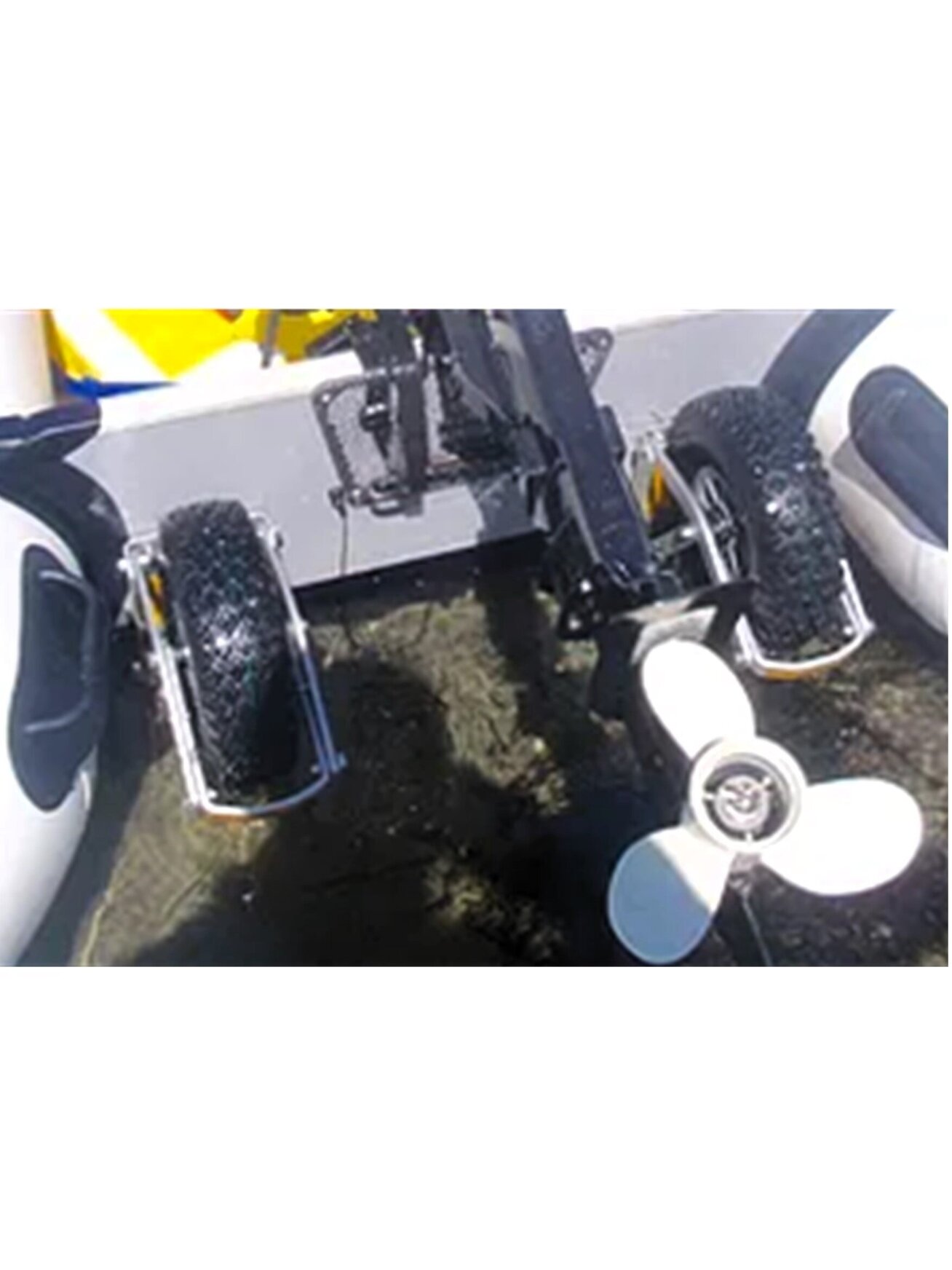 Užlenkiami valties transportavimo ratukai (max 200kg, ratai 265mm) 2 Užlenkiami valties transportavimo ratukai (max 200kg, ratai 265mm) 2
