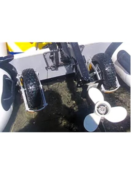 Užlenkiami valties transportavimo ratukai (max 200kg, ratai 265mm) 2 Užlenkiami valties transportavimo ratukai (max 200kg, ratai 265mm) 2