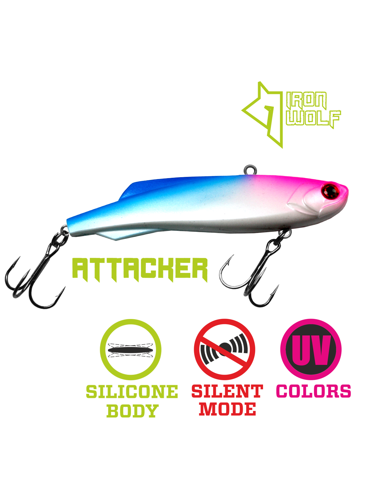 VIB Iron Wolf ATTACKER.,105mm.,38g.,L056