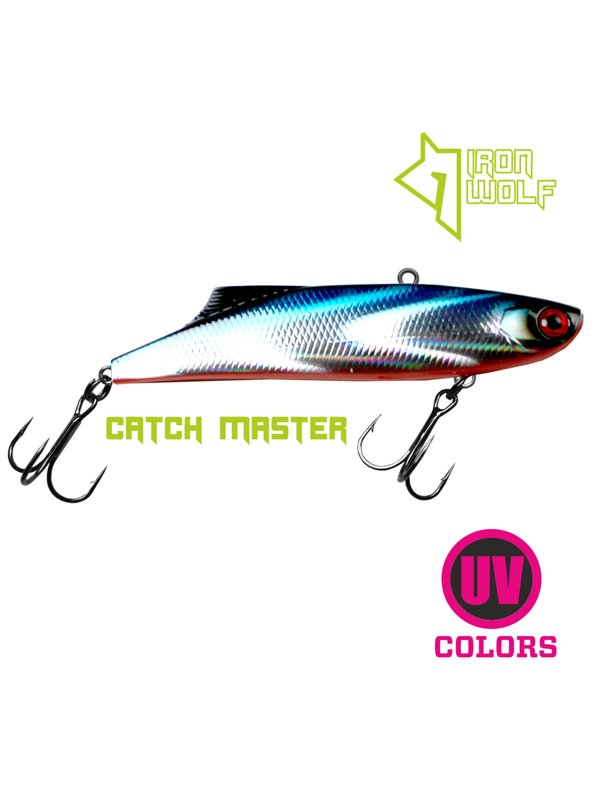VIB Iron Wolf CATCH MASTER.,90mm.,27g.,A412 VIB Iron Wolf CATCH MASTER.,90mm.,27g.,A412