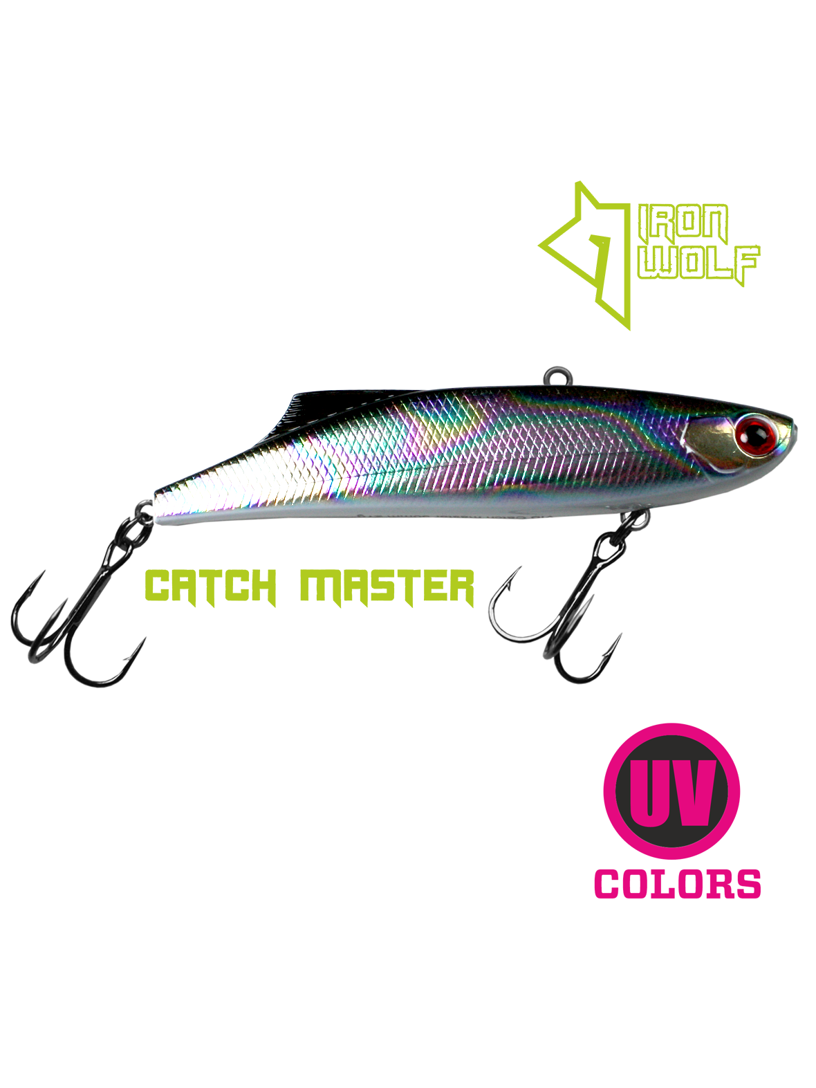 VIB Iron Wolf CATCH MASTER.,90mm.,27g.,E19 VIB Iron Wolf CATCH MASTER.,90mm.,27g.,E19