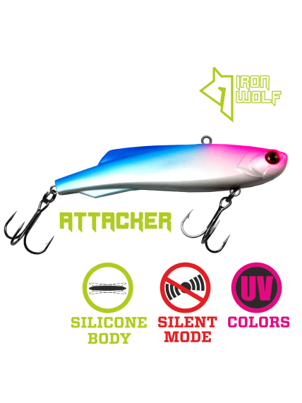 VIB Iron Wolf ATTACKER.,105mm.,38g.,L056 VIB Iron Wolf ATTACKER.,105mm.,38g.,L056