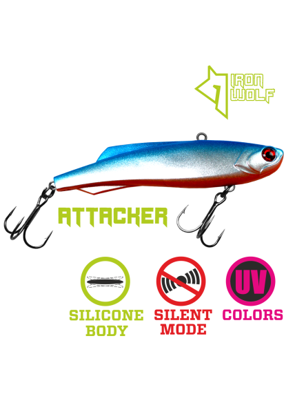 VIB Iron Wolf ATTACKER.,105mm.,38g.,L12 VIB Iron Wolf ATTACKER.,105mm.,38g.,L12