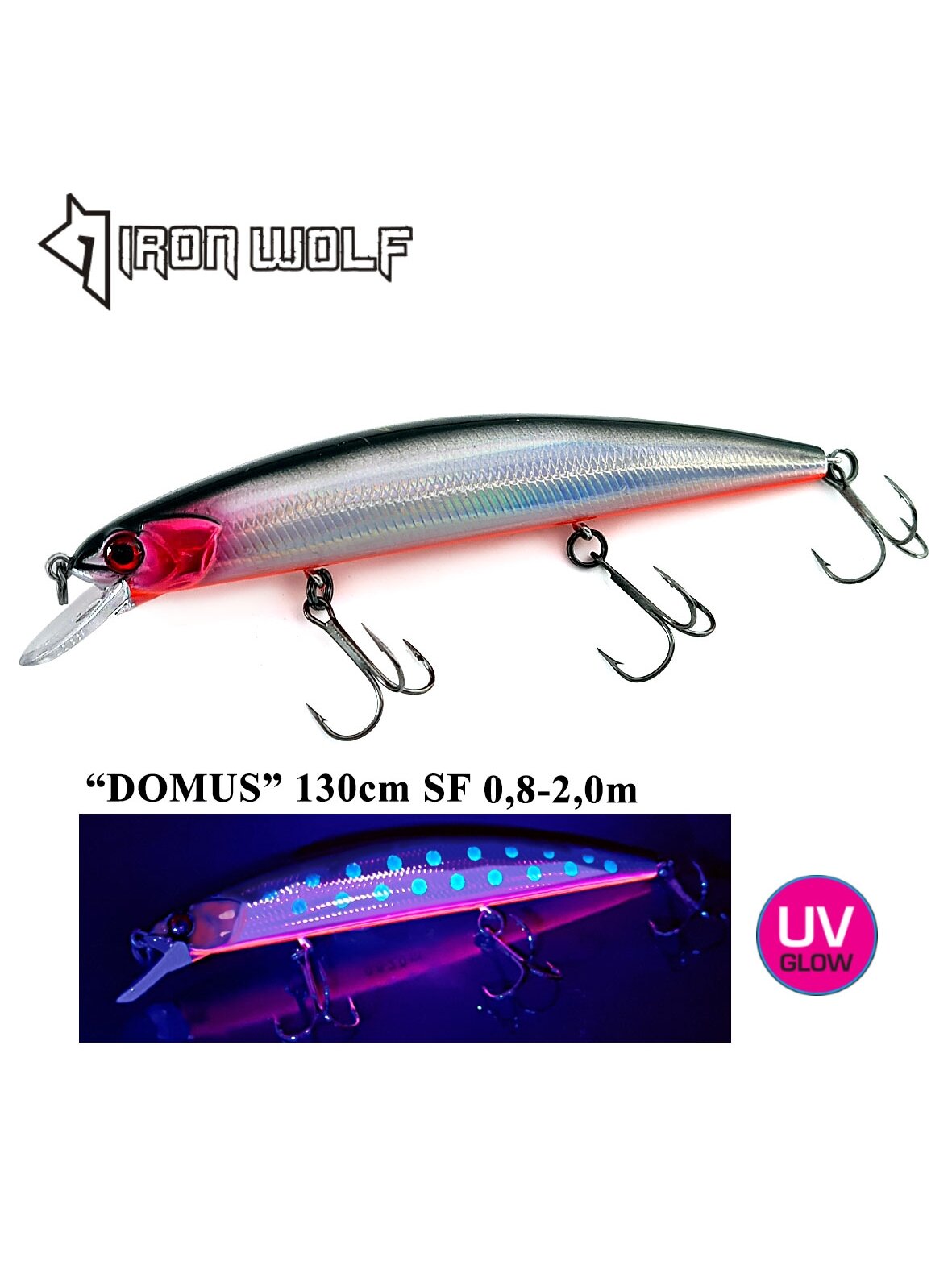 Vobleris Iron Wolf "DOMUS" SF 13,0cm 0,8-2,0m (A)