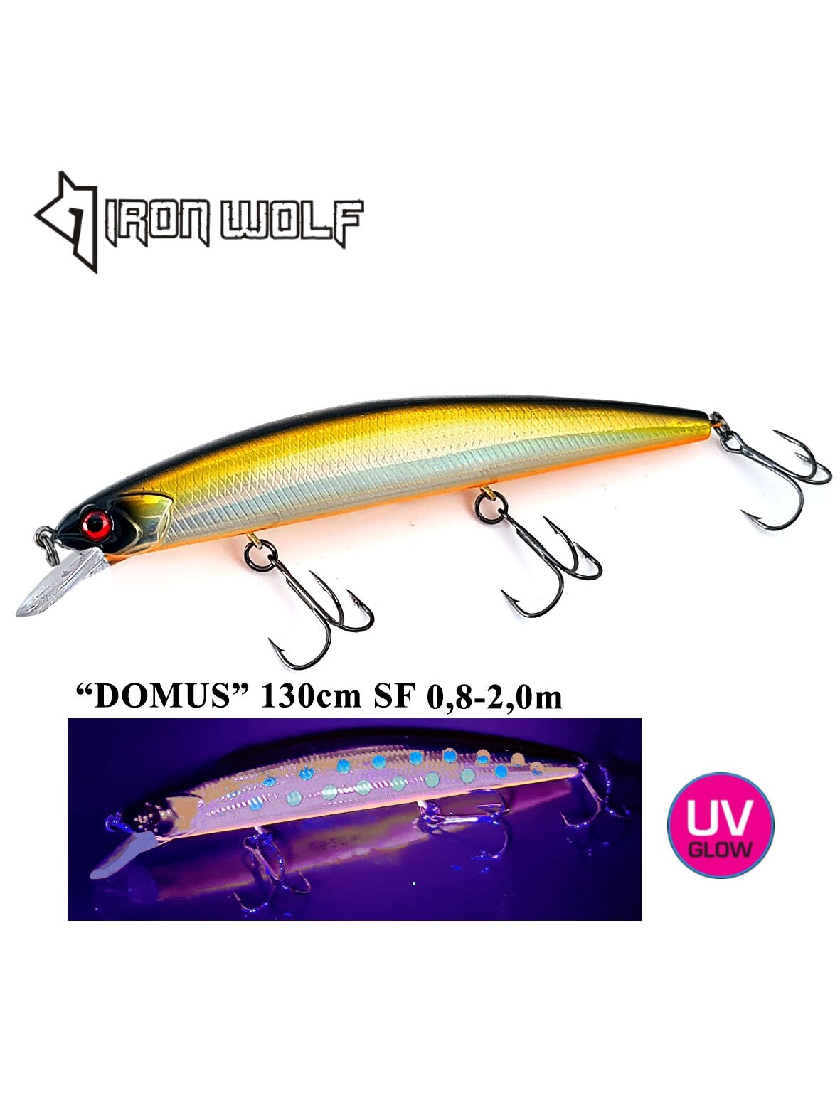 Vobleris Iron Wolf "DOMUS" SF 13,0cm 0,8-2,0m (C) Vobleris Iron Wolf "DOMUS" SF 13,0cm 0,8-2,0m (C)