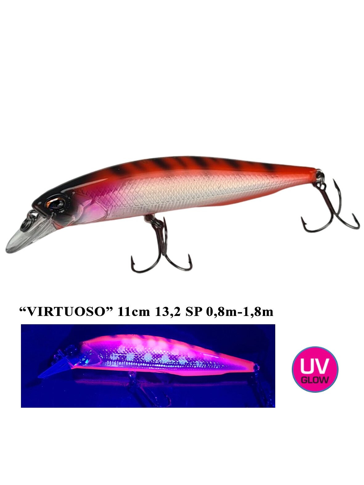 Vobleris Iron Wolf "VIRTUOSO" SP 11,0cm 0,8-1,8m (R) Vobleris Iron Wolf "VIRTUOSO" SP 11,0cm 0,8-1,8m (R)
