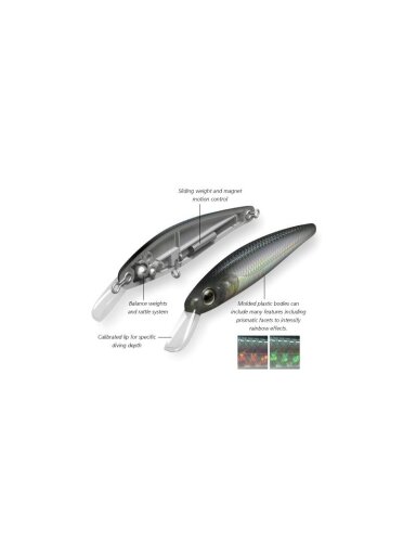 Vobleris BAKER JERKBAIT magnetic system T005 8,2cm/9,5g, 1vnt. Vobleris BAKER JERKBAIT magnetic system T005 8,2cm/9,5g, 1vnt.