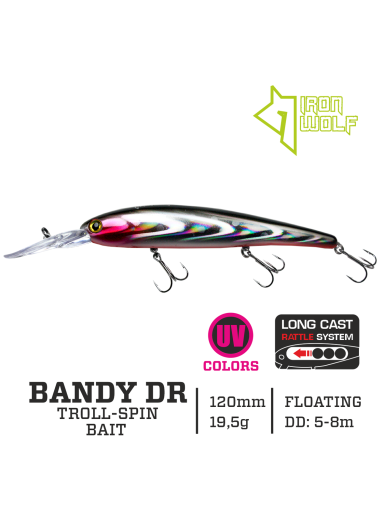 Vobleris Iron Wolf "BANDY DR".,F.,120mm.,5,0-8,0m.,A9