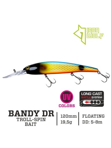 Vobleris Iron Wolf "BANDY DR".,F.,120mm.,5,0-8,0m.,K20