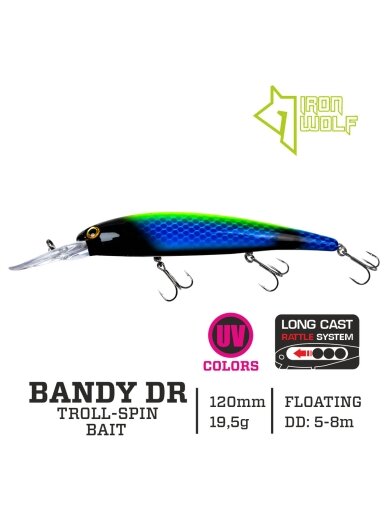 Vobleris Iron Wolf "BANDY DR".,F.,120mm.,5,0-8,0m.,K72