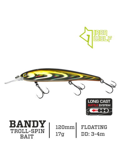 Vobleris Iron Wolf "BANDY".,F.,120mm.,3,0-4,0m.,A6