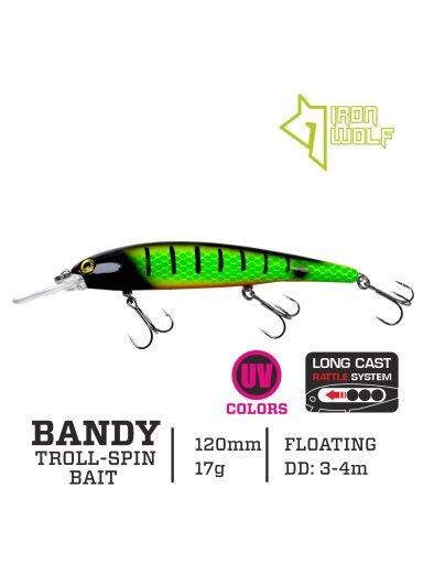 Vobleris Iron Wolf "BANDY".,F.,120mm.,3,0-4,0m.,KR95