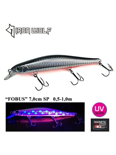 Vobleris Iron Wolf "FOBUS" SP 11,0cm 0,5-1,0m (A)