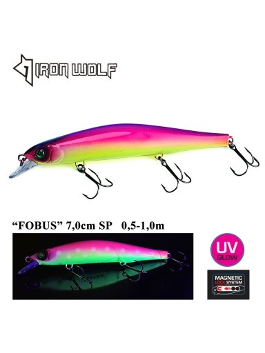 Vobleris Iron Wolf "FOBUS" SP 11,0cm 0,5-1,0m (Q)