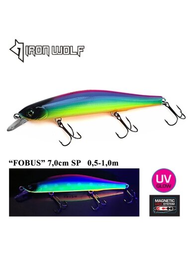 Vobleris Iron Wolf "FOBUS" SP 11,0cm 0,5-1,0m (U)