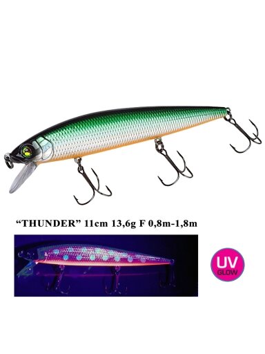 Vobleris Iron Wolf "THUNDER" F 11,0cm 0,8-1,8m (D)