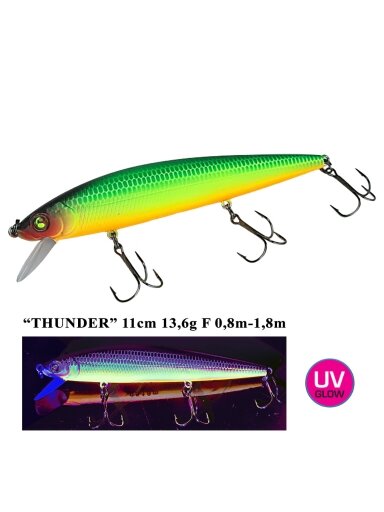 Vobleris Iron Wolf "THUNDER" F 11,0cm 0,8-1,8m (N)