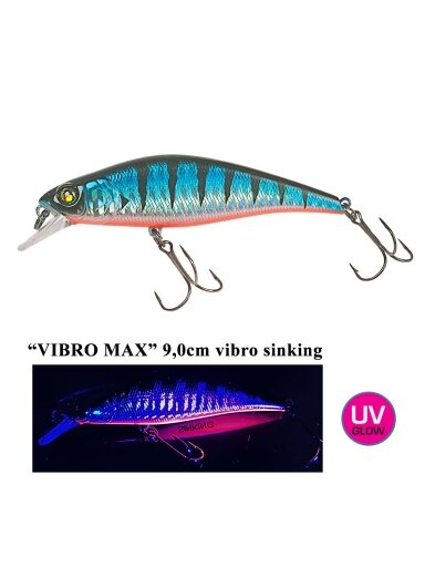 Vobleris Iron Wolf "VIBRO MAX" vibro sinking 9cm L