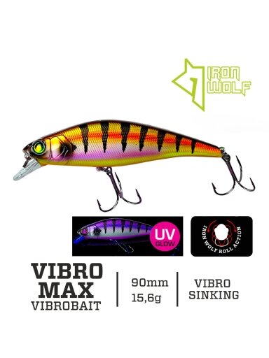Vobleris Iron Wolf "VIBRO MAX".,vibro-sinking.,9cm.,KR61
