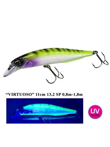 Vobleris Iron Wolf "VIRTUOSO" SP 11,0cm 0,8-1,8m (S)